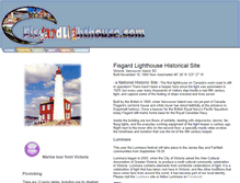 Tablet Screenshot of fisgardlighthouse.com